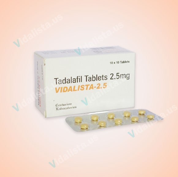 Buy Vidalista 2.5 Mg Tablets Online at $0.55/Pill Vidalista.us
