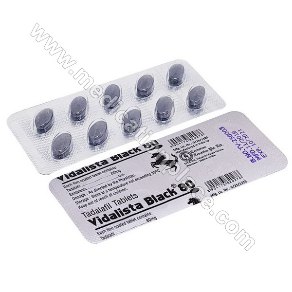 Vidalista Black 80 Mg online Tablet (Tadalafil)- Medicationplace