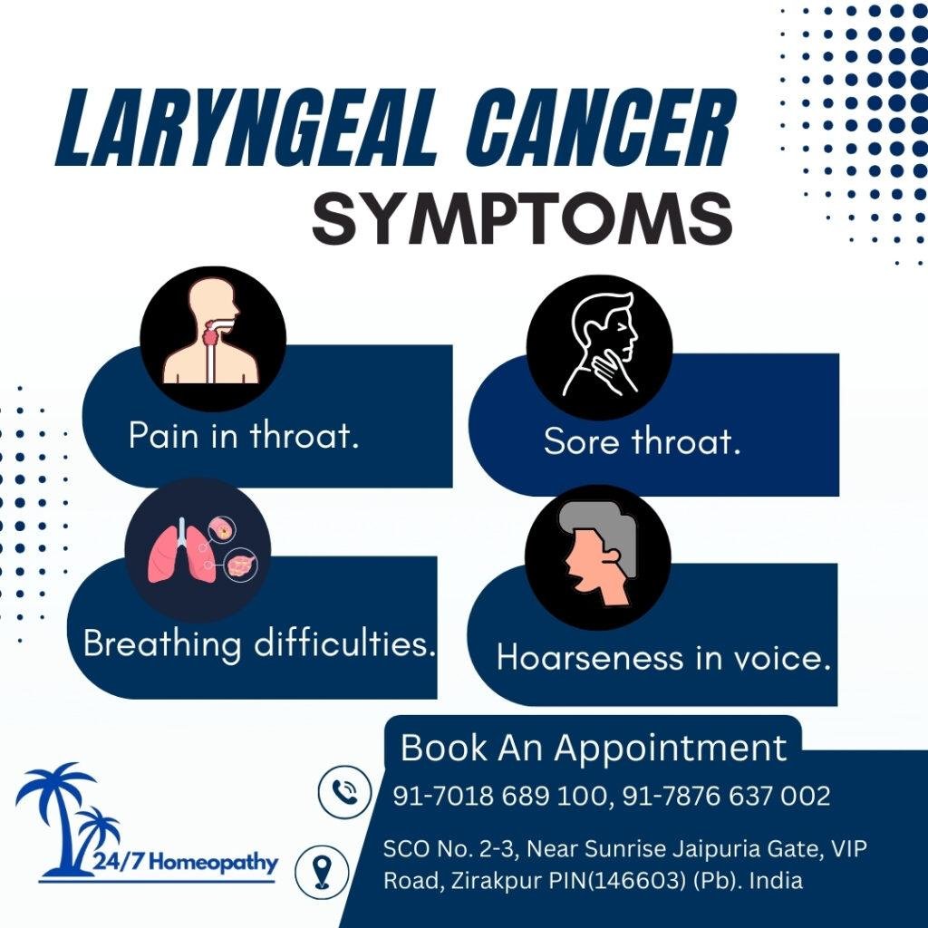 Laryngeal cancer - 247homeopathy