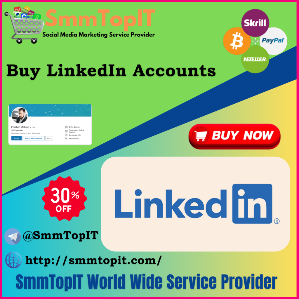 Buy Linkedin Accounts - USA, UK, Verified Aged Accounts