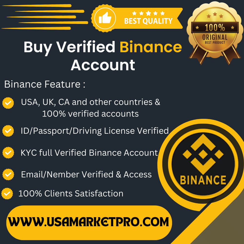 Buy Verified Binance Account - USAMarketPRO