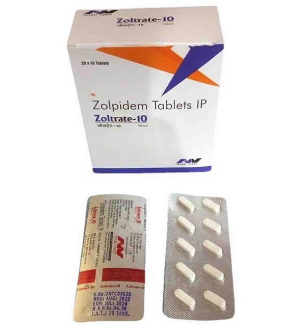 Zoltrate 10 Mg (Zolpidem) Tablets ~ Effective Insomnia Treatment