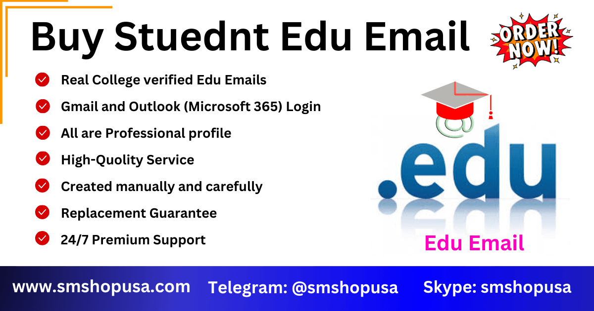 Buy Edu Email Accounts – Gmail, Outlook & Office365 Login